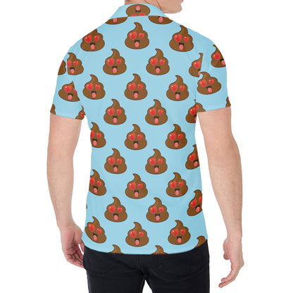 Lovely Poop Pattern Print Men's Shirt