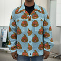 Lovely Poop Pattern Print Men's Shirt Jacket