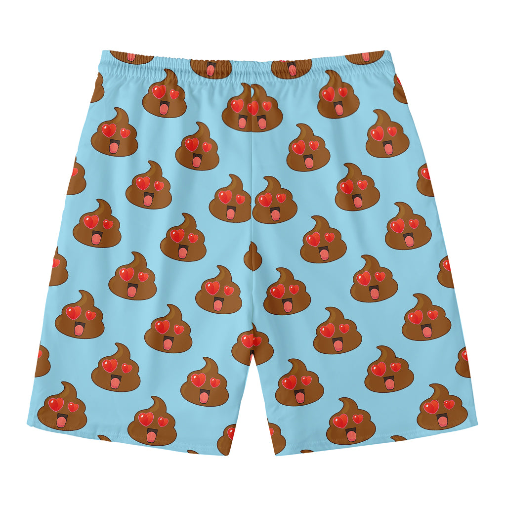 Lovely Poop Pattern Print Men's Swim Trunks