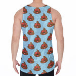 Lovely Poop Pattern Print Men's Velvet Tank Top