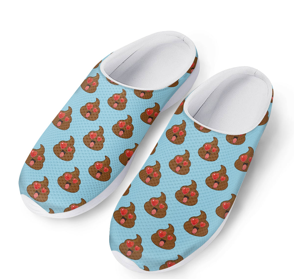 Lovely Poop Pattern Print Mesh Casual Shoes
