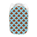 Lovely Poop Pattern Print Mesh Laundry Hamper