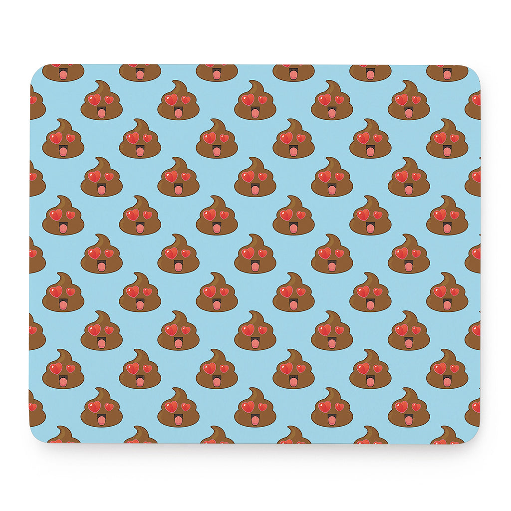 Lovely Poop Pattern Print Mouse Pad