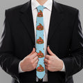 Lovely Poop Pattern Print Necktie