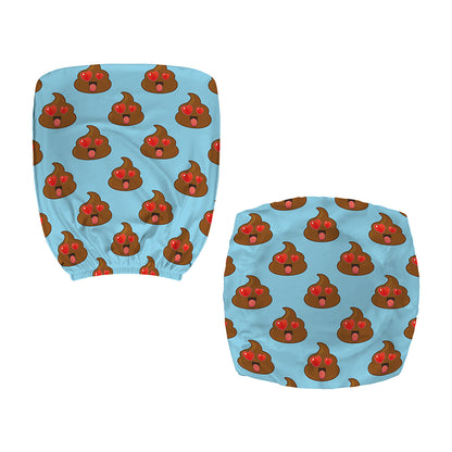 Lovely Poop Pattern Print Office Chair Cover