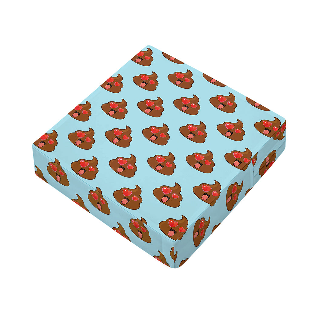 Lovely Poop Pattern Print Outdoor Seat Cushion Cover