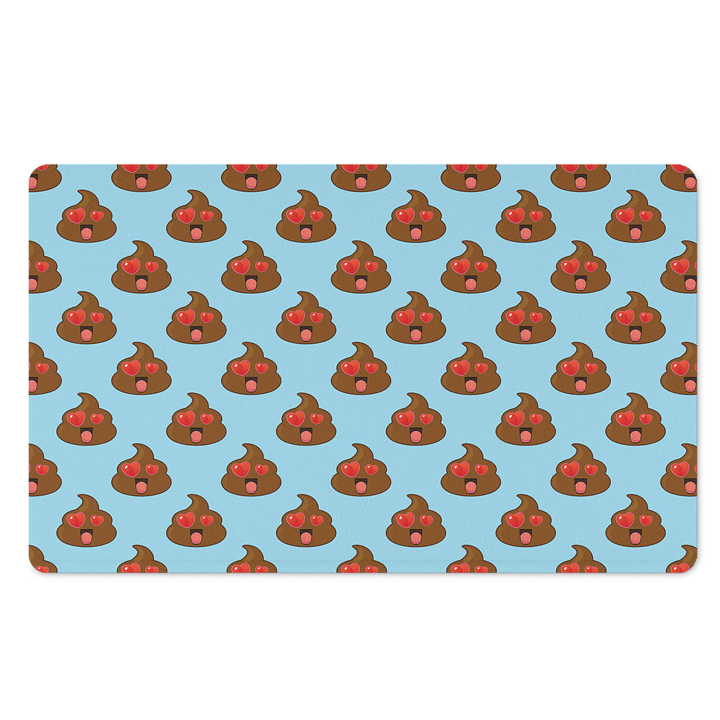 Lovely Poop Pattern Print Polyester Doormat