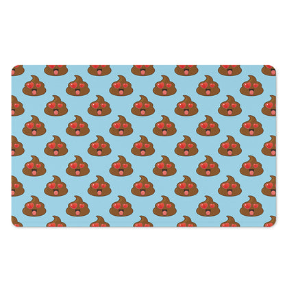Lovely Poop Pattern Print Polyester Doormat