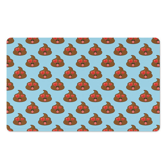 Lovely Poop Pattern Print Polyester Doormat
