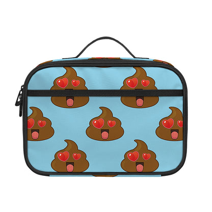 Lovely Poop Pattern Print Portable Lunch Bag