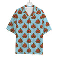Lovely Poop Pattern Print Rayon Hawaiian Shirt