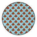 Lovely Poop Pattern Print Round Floor Mat
