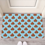 Lovely Poop Pattern Print Rubber Doormat