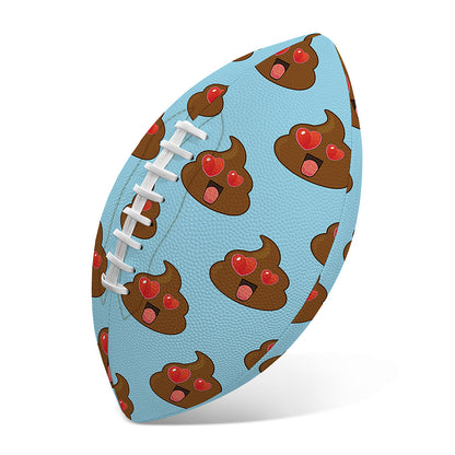 Lovely Poop Pattern Print Rugby Ball