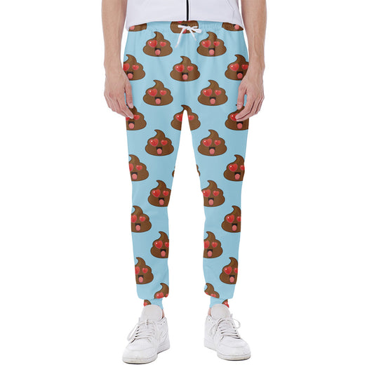 Lovely Poop Pattern Print Scuba Joggers