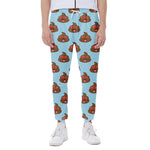 Lovely Poop Pattern Print Scuba Joggers
