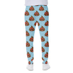 Lovely Poop Pattern Print Scuba Joggers