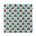 Lovely Poop Pattern Print Silk Bandana