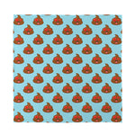 Lovely Poop Pattern Print Silk Bandana