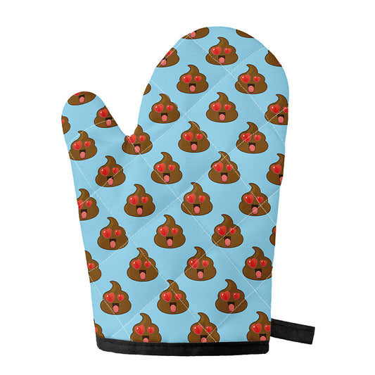 Lovely Poop Pattern Print Single Oven Mitt
