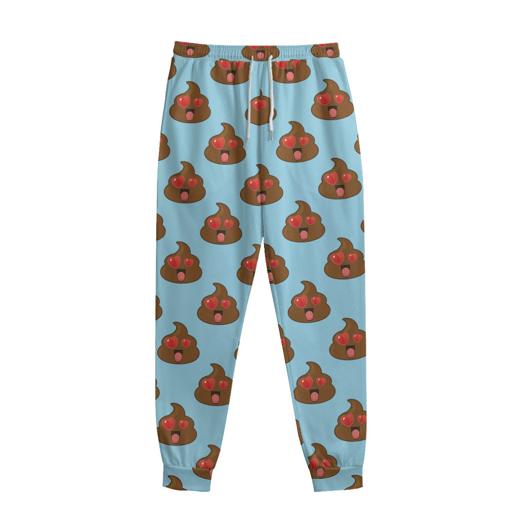 Lovely Poop Pattern Print Sweatpants