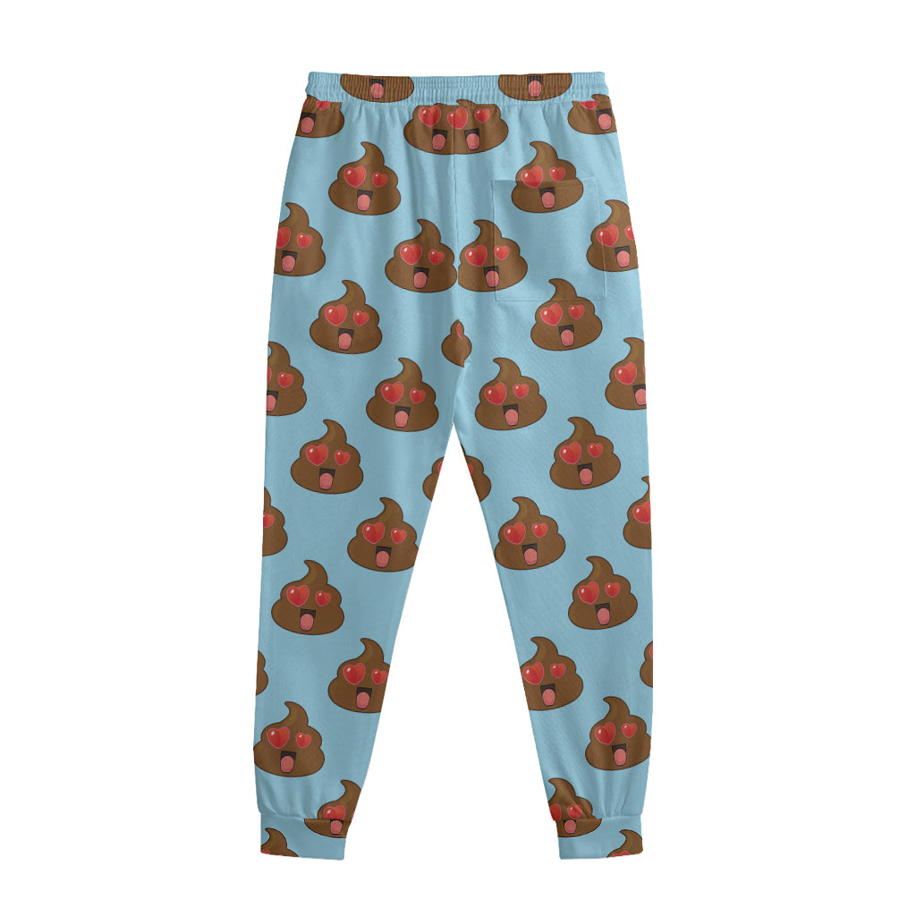 Lovely Poop Pattern Print Sweatpants