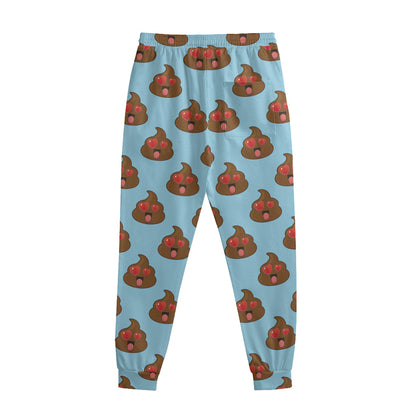 Lovely Poop Pattern Print Sweatpants