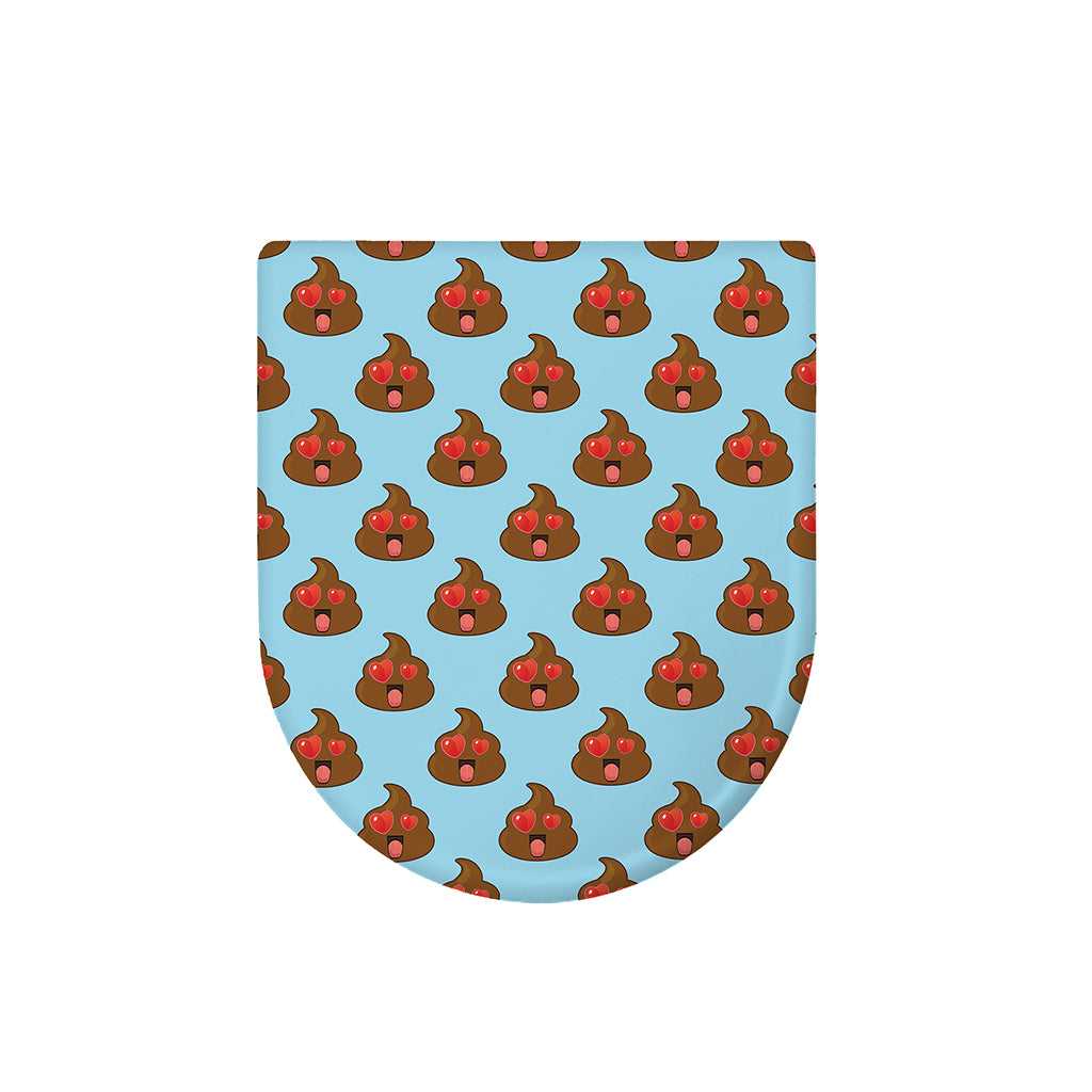 Lovely Poop Pattern Print Toilet Lid Cover