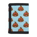 Lovely Poop Pattern Print Trifold Wallet