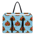 Lovely Poop Pattern Print Utility Tote Bag