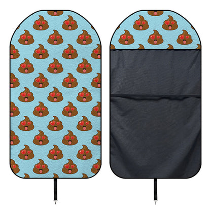 Lovely Poop Pattern Print Waterproof Car Seat Cover