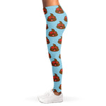 Lovely Poop Pattern Print Women's Leggings