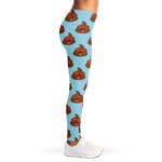 Lovely Poop Pattern Print Women's Leggings