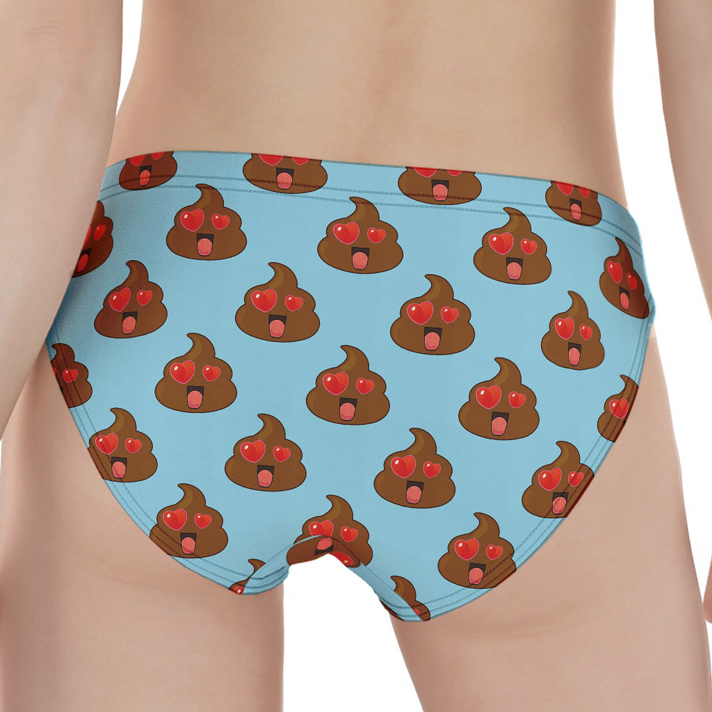 Lovely Poop Pattern Print Women's Panties