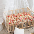 Lovely Teddy Bear Pattern Print Baby Crib Sheet