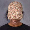 Lovely Teddy Bear Pattern Print Baseball Cap