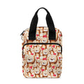 Lovely Teddy Bear Pattern Print Bible Tote Bag