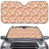 Lovely Teddy Bear Pattern Print Car Windshield Sun Shade