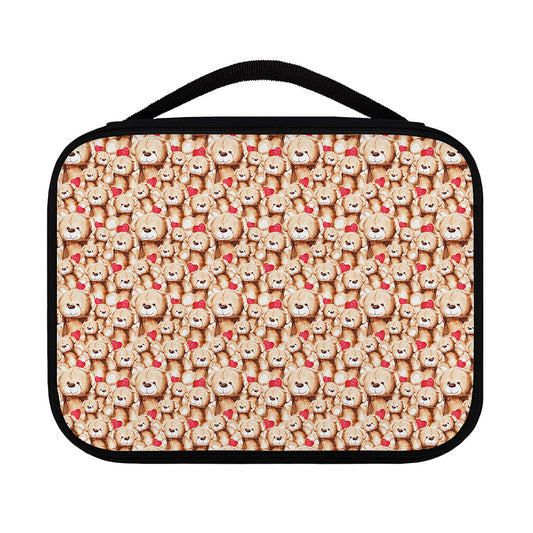 Lovely Teddy Bear Pattern Print Classic Bible Case