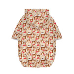 Lovely Teddy Bear Pattern Print Dog Zip Up Hoodie