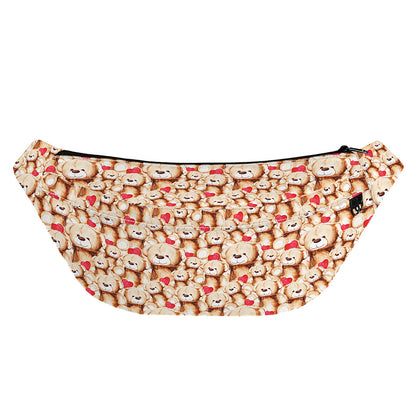 Lovely Teddy Bear Pattern Print Fanny Pack