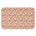 Lovely Teddy Bear Pattern Print Indoor Door Mat