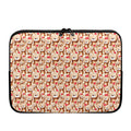 Lovely Teddy Bear Pattern Print Laptop Sleeve