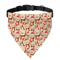 Lovely Teddy Bear Pattern Print Over The Collar Dog Bandana