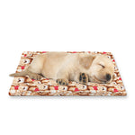 Lovely Teddy Bear Pattern Print Pet Cooling Mat Cover