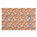Lovely Teddy Bear Pattern Print Placemat