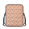 Lovely Teddy Bear Pattern Print Rectangular Crossbody Bag