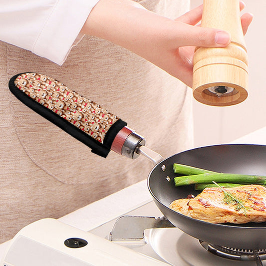 Lovely Teddy Bear Pattern Print Skillet Handle Cover