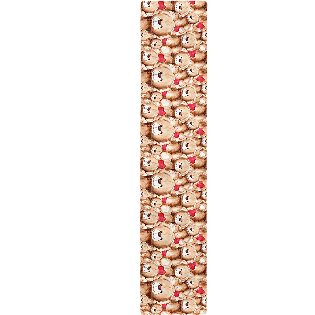Lovely Teddy Bear Pattern Print Table Runner