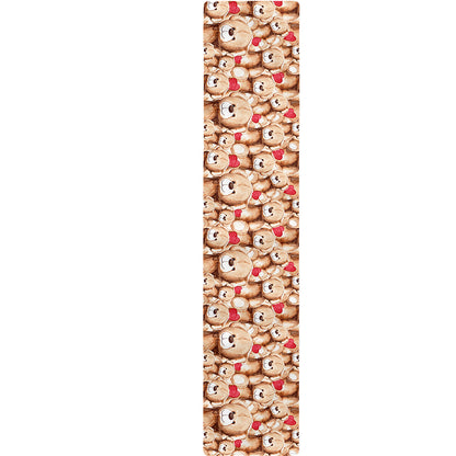 Lovely Teddy Bear Pattern Print Table Runner